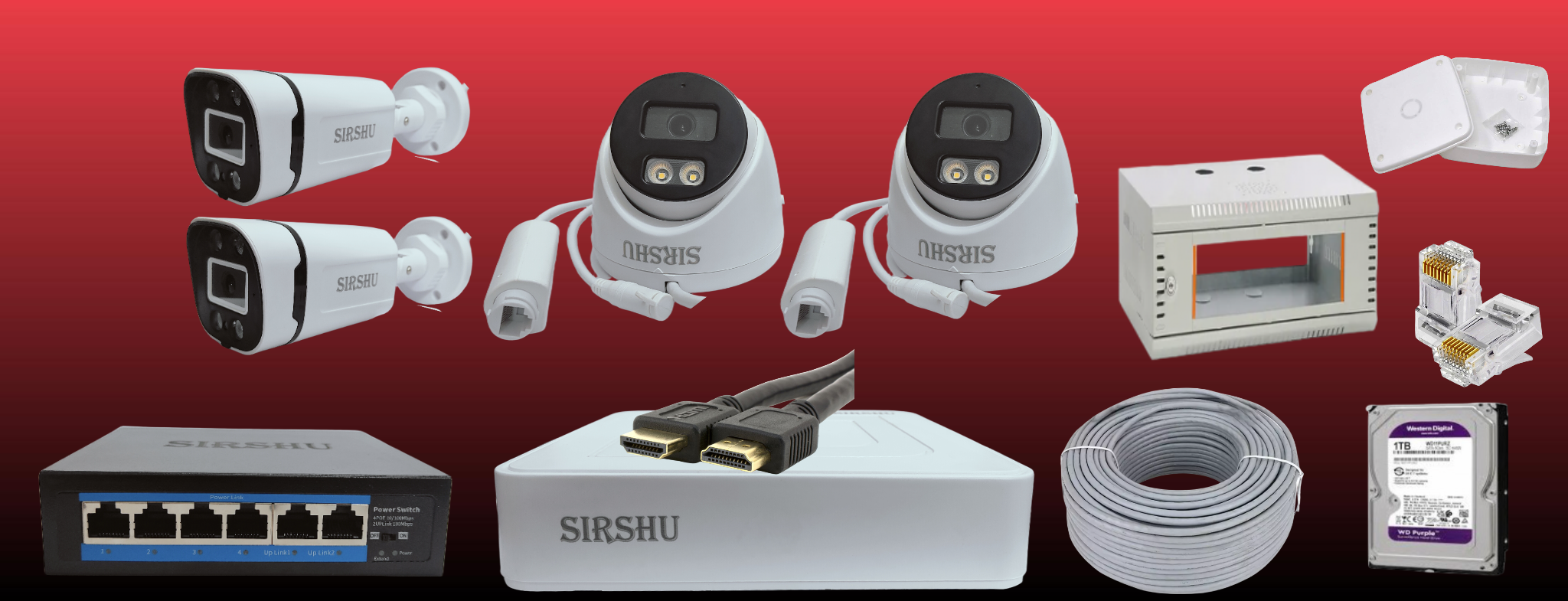 4 Camera Package with Installation