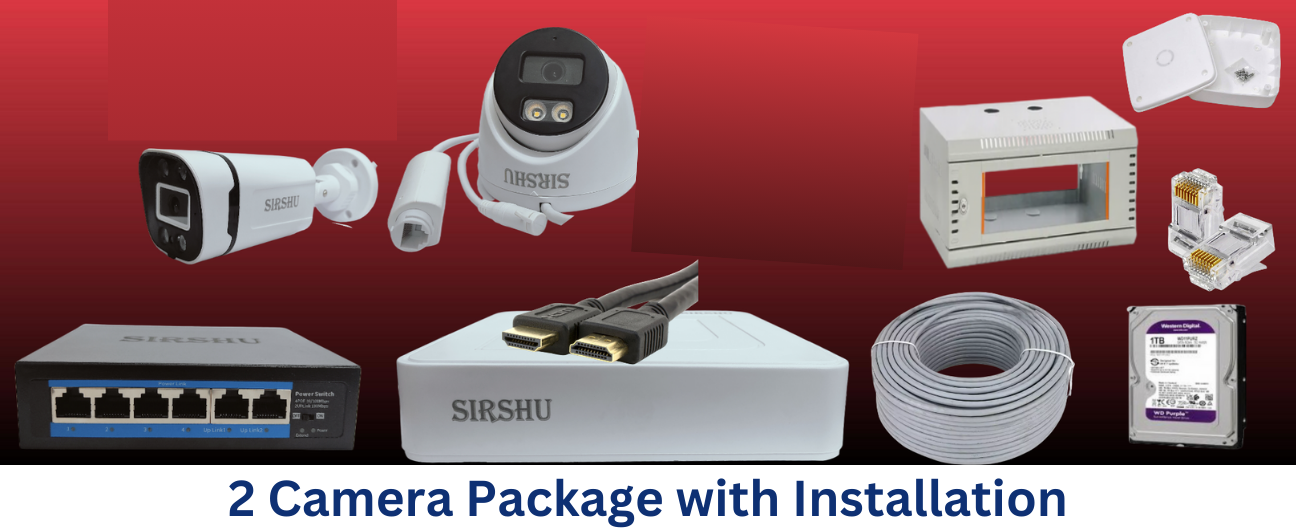 2 Camera Package with Installation